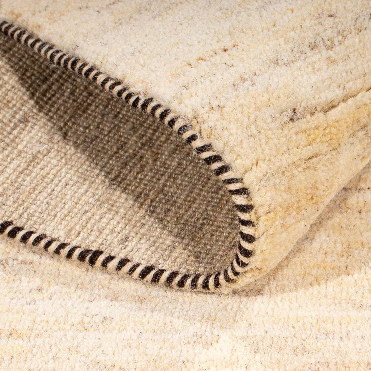 Gabbeh Tapijt - Loribaft Perzisch - 141 x 73 cm - beige