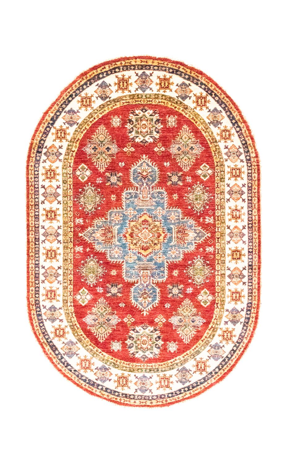 Ziegler tapijt ovaal  - 211 x 141 cm - rood