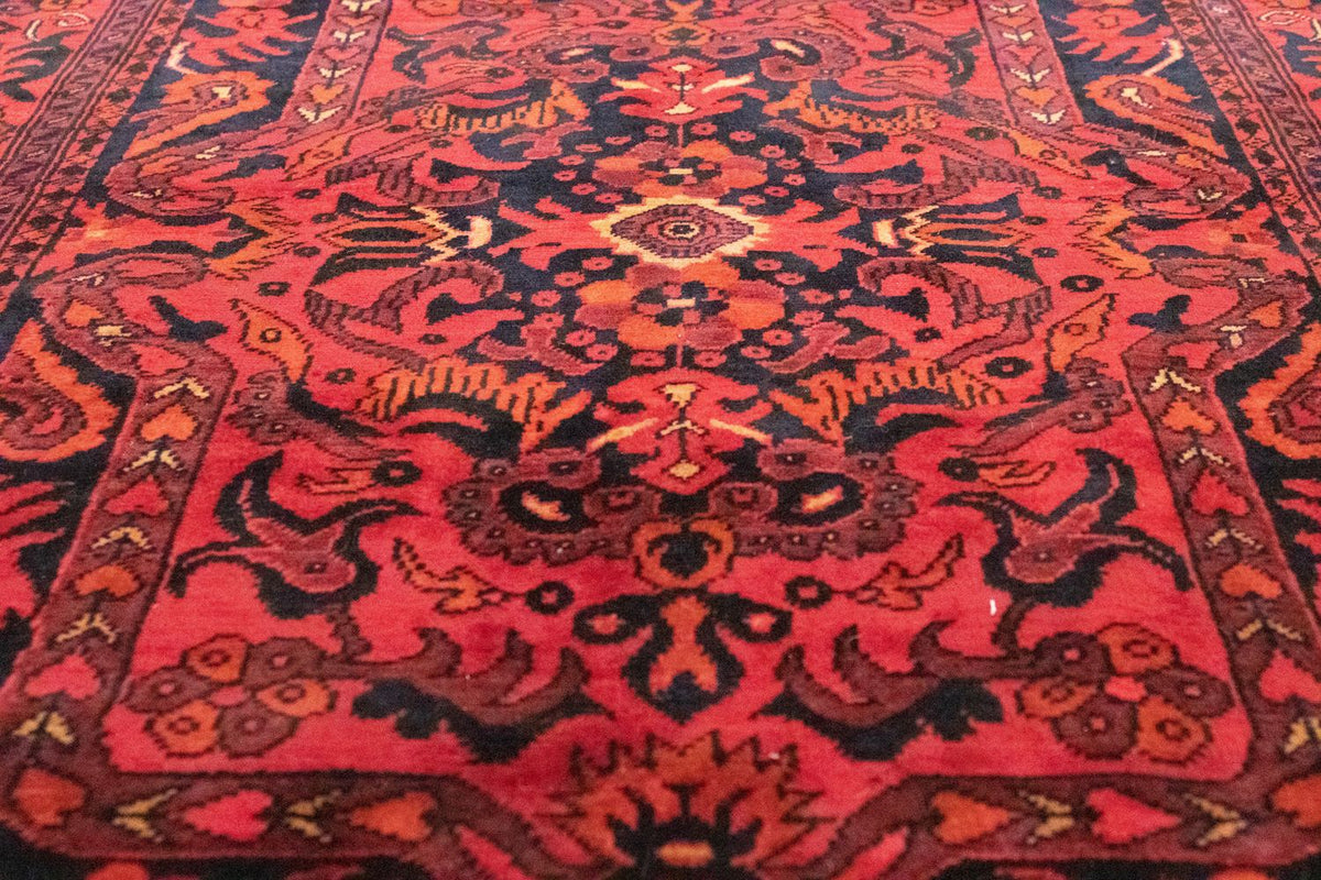 Loper Afghaans tapijt - Kunduz - 213 x 102 cm - rood