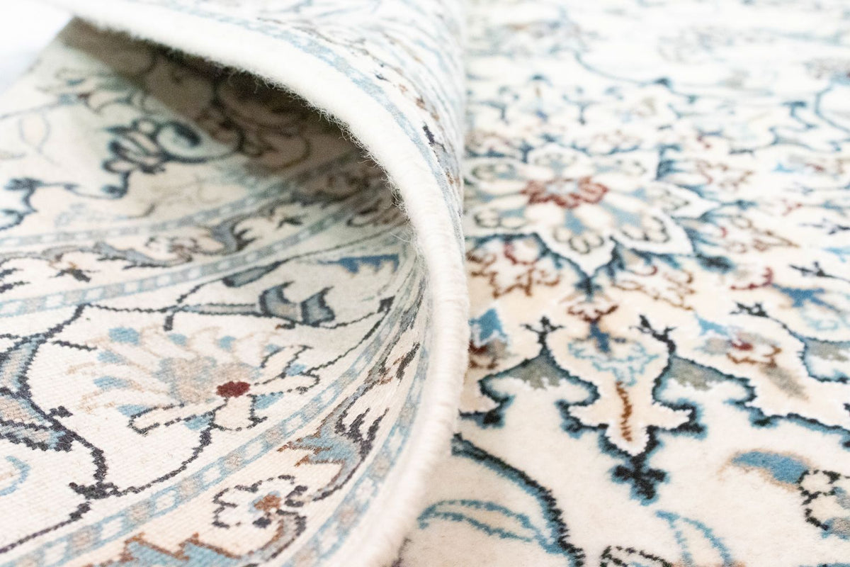 Perzisch tapijt - Nain - 198 x 150 cm - natuurlijk wit