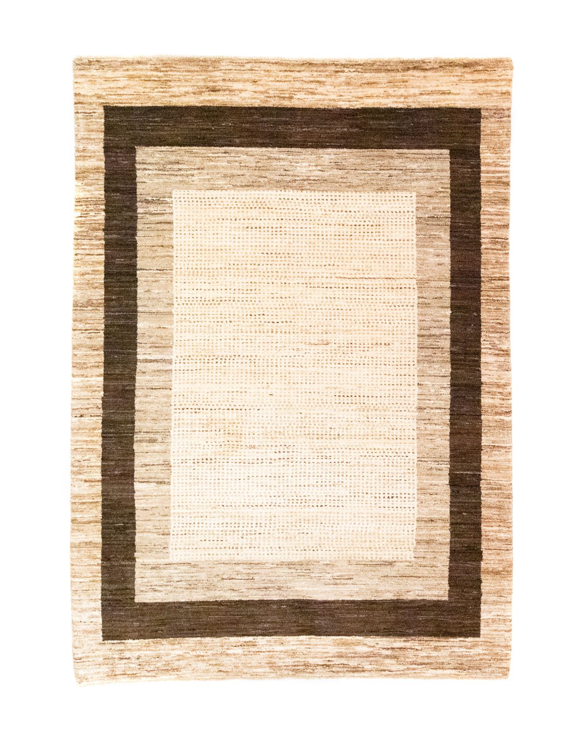Gabbeh tapijt - Indus - 201 x 140 cm - beige