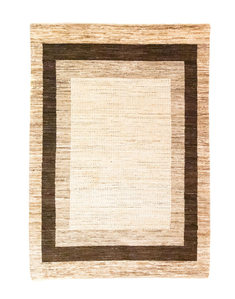 Gabbeh tapijt - Indus - 201 x 140 cm - beige
