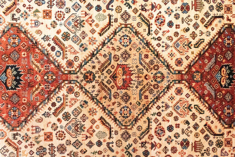 Perzisch Tapijt - Nomadisch - 203 x 145 cm - beige