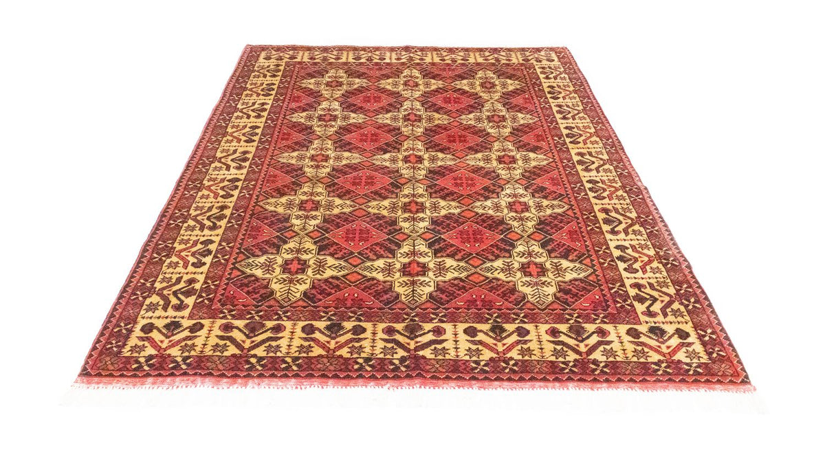 Afghaans tapijt - 202 x 152 cm - rood