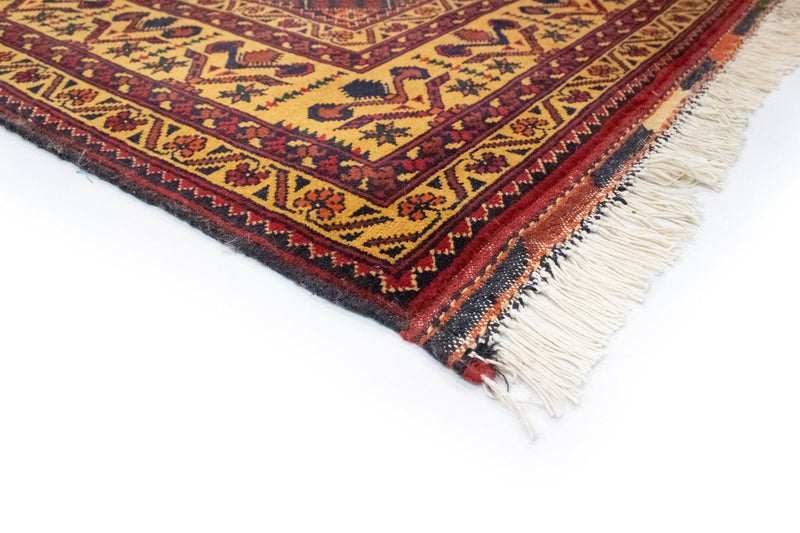 Afghaans tapijt - 190 x 152 cm - rood