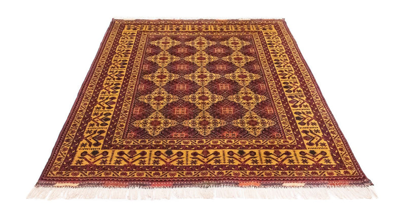 Afghaans tapijt - 190 x 152 cm - rood