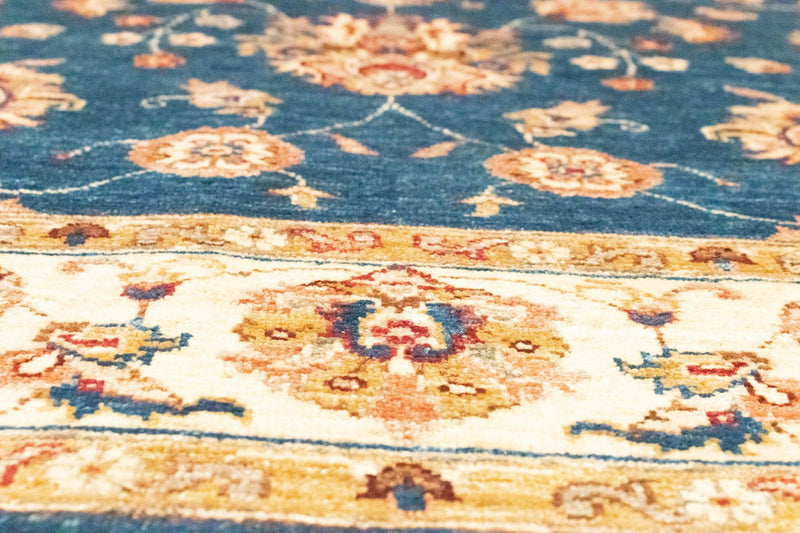 Ziegler tapijt - 209 x 152 cm - blauw