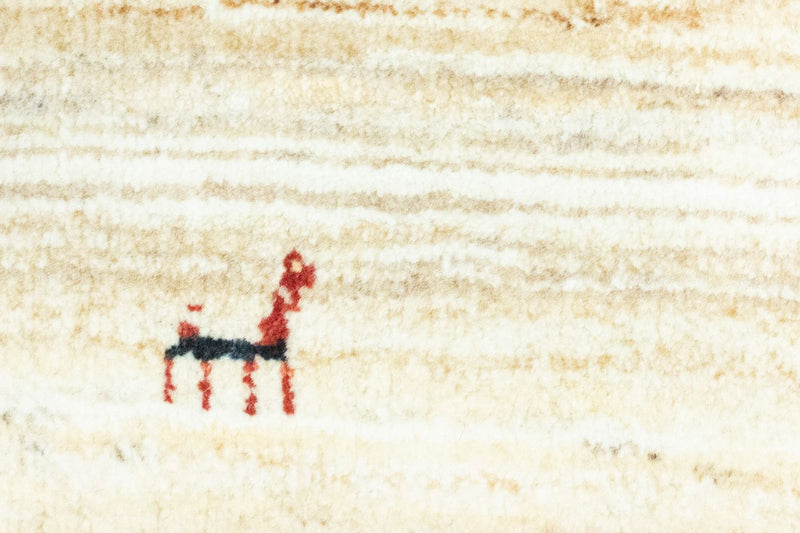 Gabbeh Tapijt - Loribaft Perzisch - 350 x 234 cm - beige