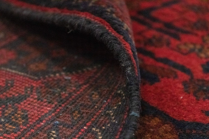 Afghaans tapijt - Kunduz - 197 x 126 cm - rood