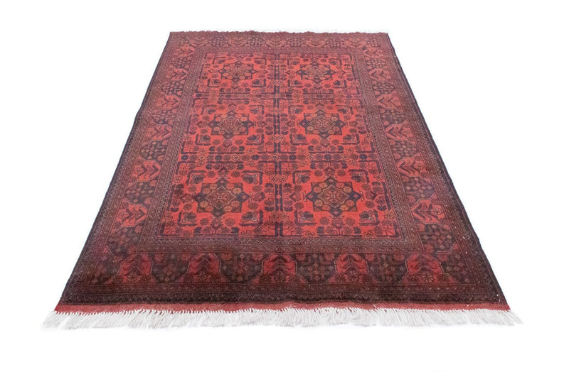 Afghaans tapijt - Kunduz - 197 x 126 cm - rood
