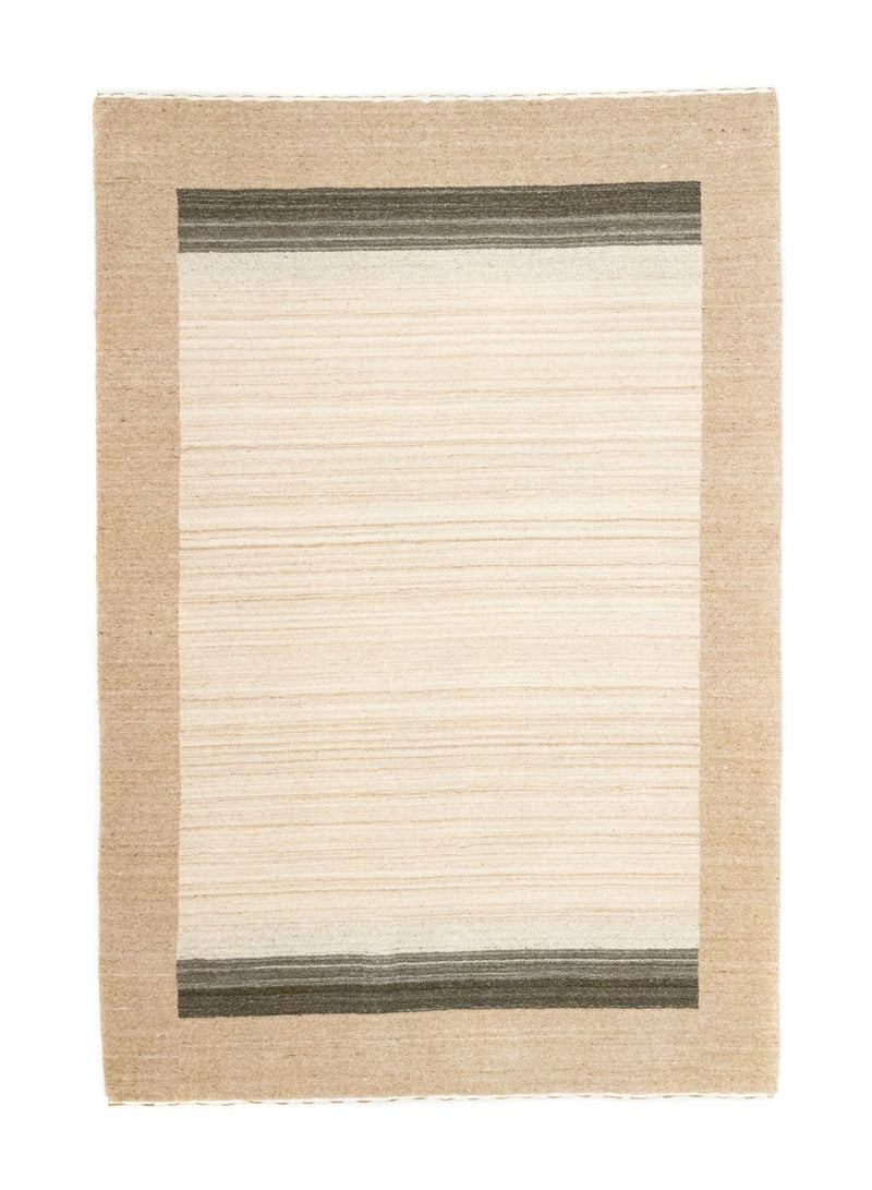 Gabbeh Tapijt - Loribaft Perzisch - 182 x 125 cm - beige