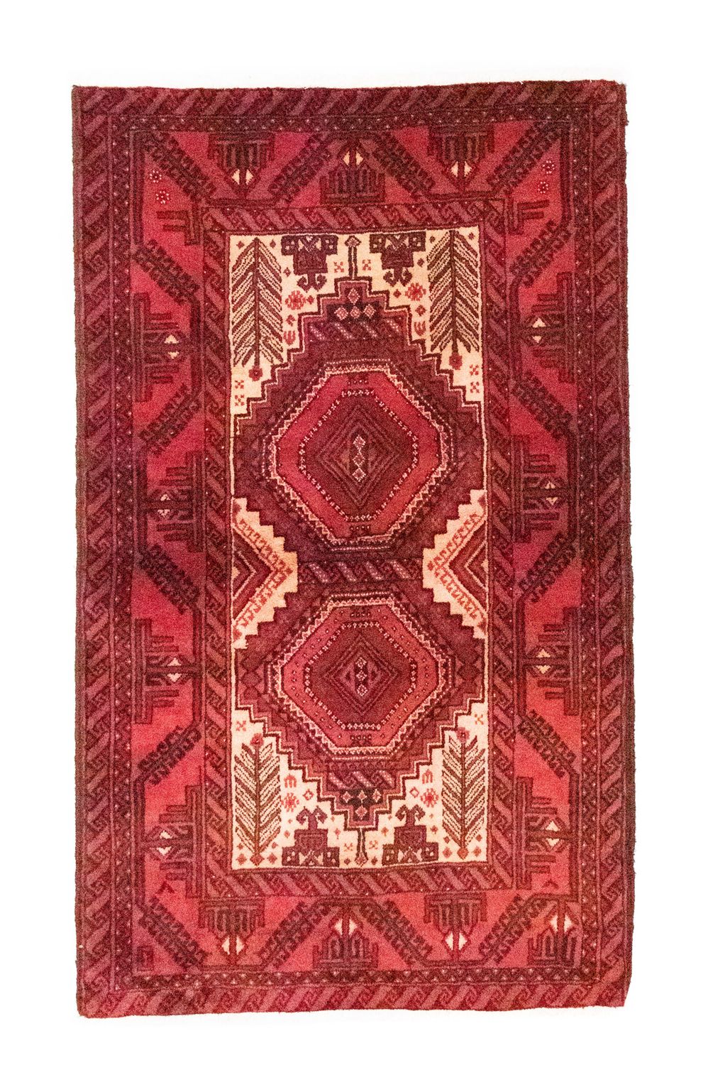 Loper Baluch tapijt - 178 x 103 cm - rood