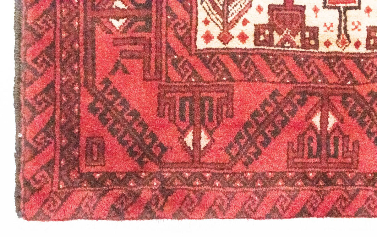 Loper Baluch tapijt - 178 x 103 cm - rood