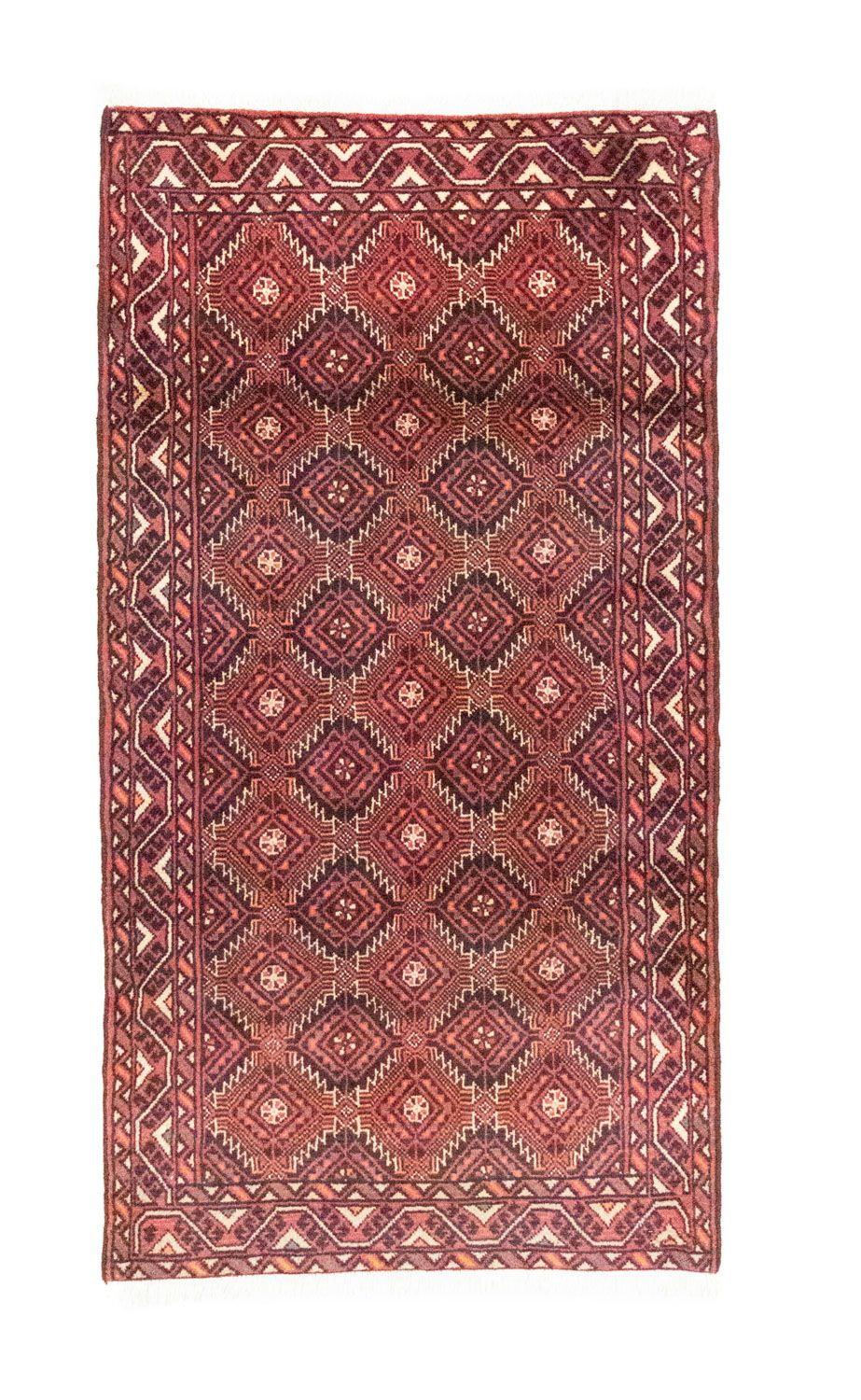 Loper Baluch tapijt - 187 x 95 cm - bruin