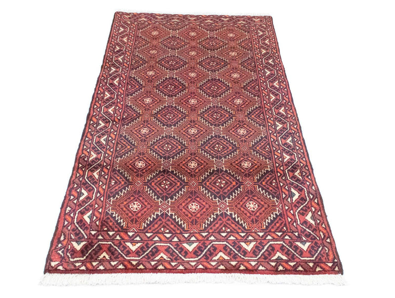 Loper Baluch tapijt - 187 x 95 cm - bruin