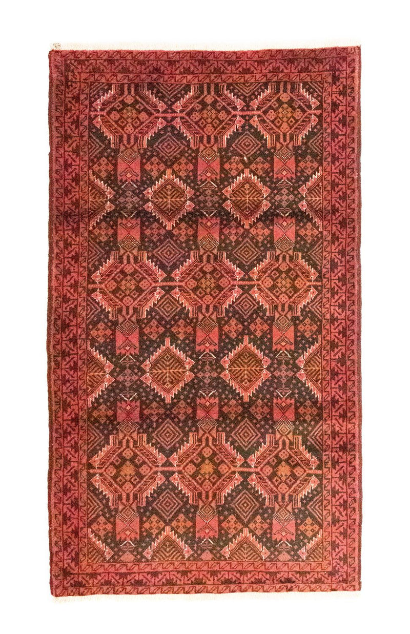 Loper Baluch tapijt - 195 x 110 cm - oranje
