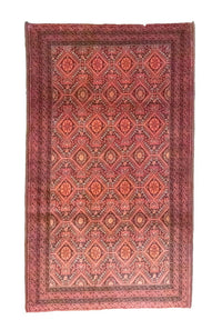 Loper Baluch tapijt - 177 x 100 cm - roest