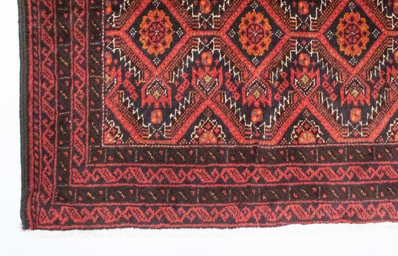 Loper Baluch tapijt - 177 x 100 cm - roest
