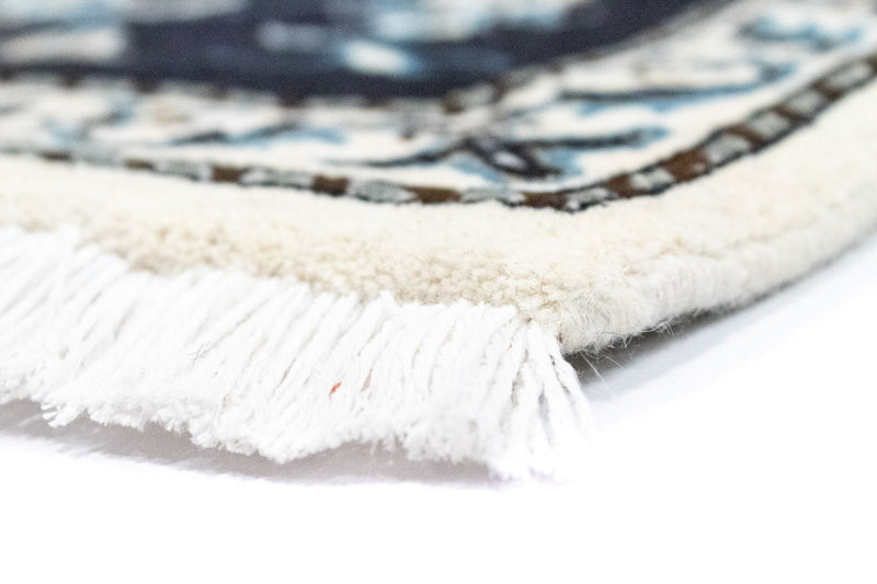 Perzisch tapijt - Nain - 131 x 90 cm - donkerblauw