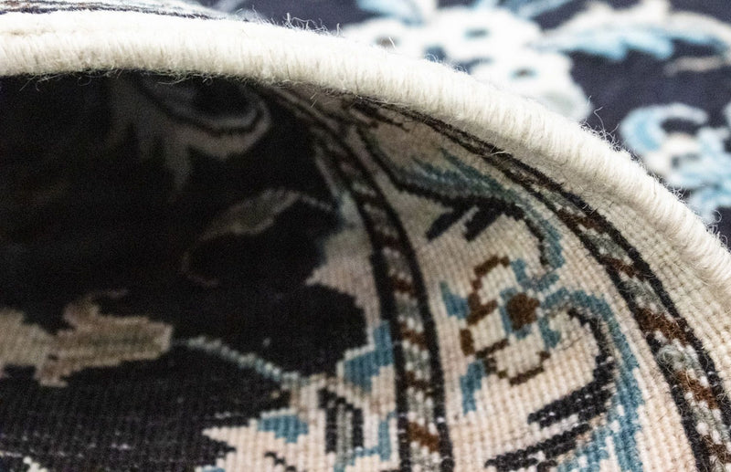 Perzisch tapijt - Nain - 136 x 90 cm - donkerblauw