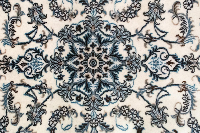 Perzisch tapijt - Nain - 130 x 90 cm - natuurlijk wit