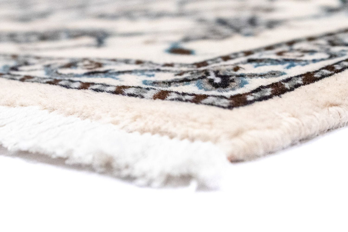 Perzisch tapijt - Nain - 130 x 90 cm - natuurlijk wit