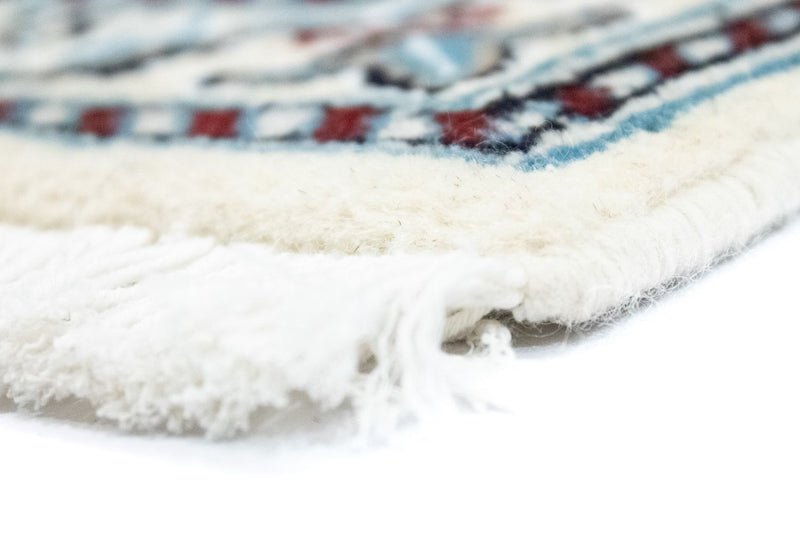 Perzisch tapijt - Nain - 131 x 91 cm - natuurlijk wit