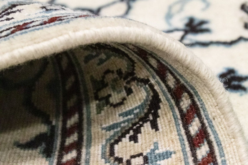 Perzisch tapijt - Nain - 131 x 91 cm - natuurlijk wit