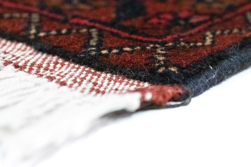 Afghaans tapijt - Kunduz - 149 x 103 cm - rood