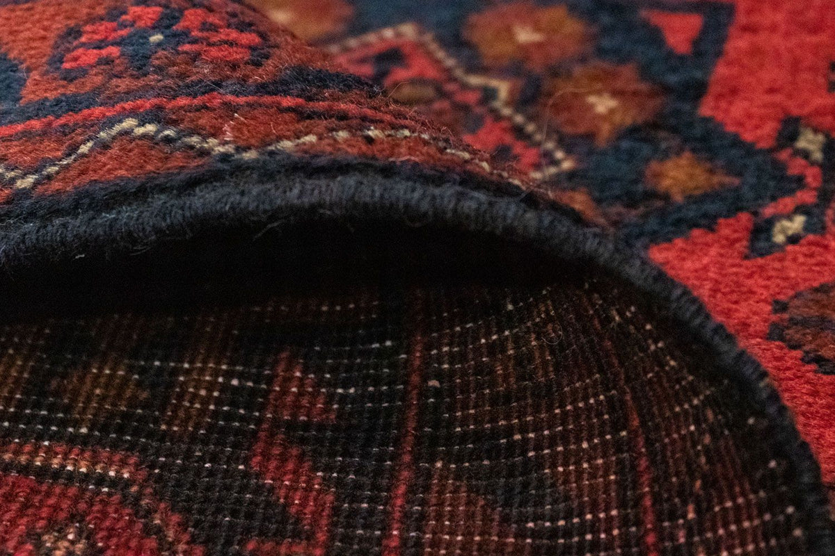 Afghaans tapijt - Kunduz - 149 x 103 cm - rood