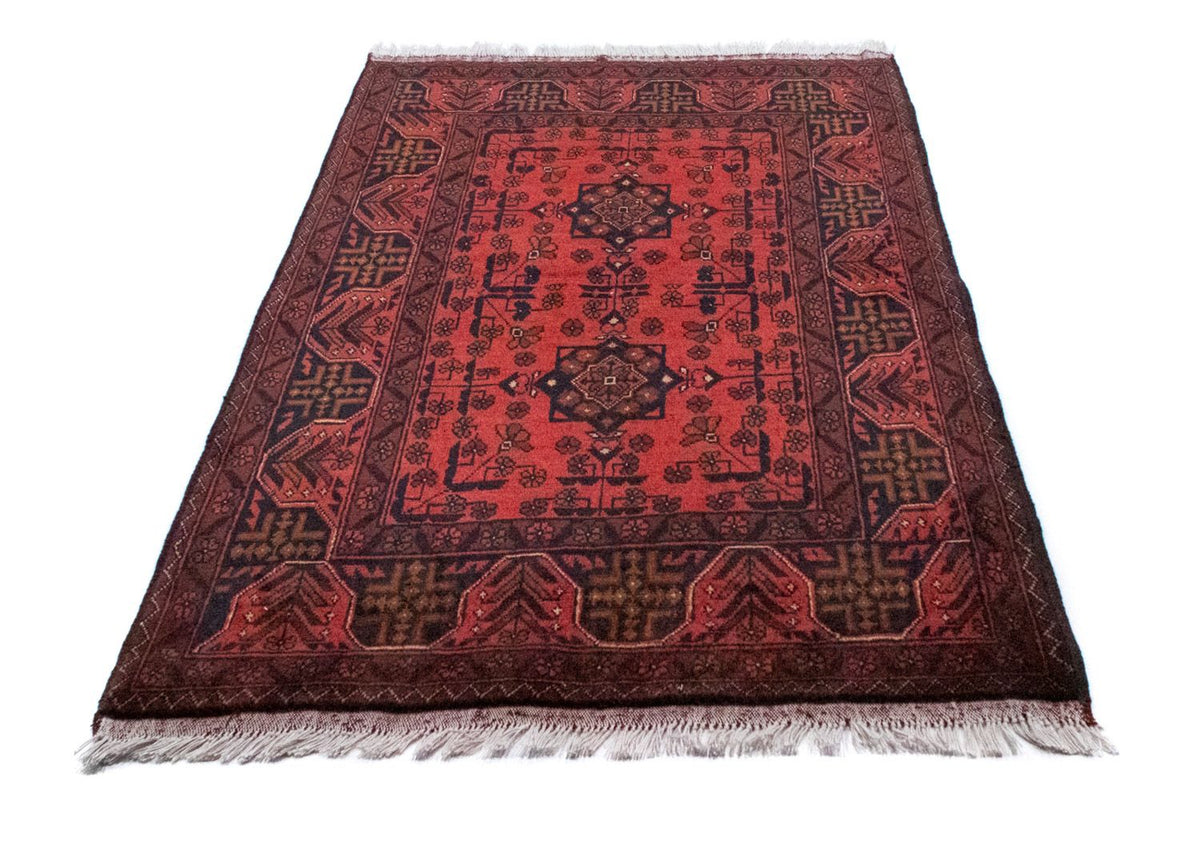 Afghaans tapijt - Kunduz - 149 x 103 cm - rood