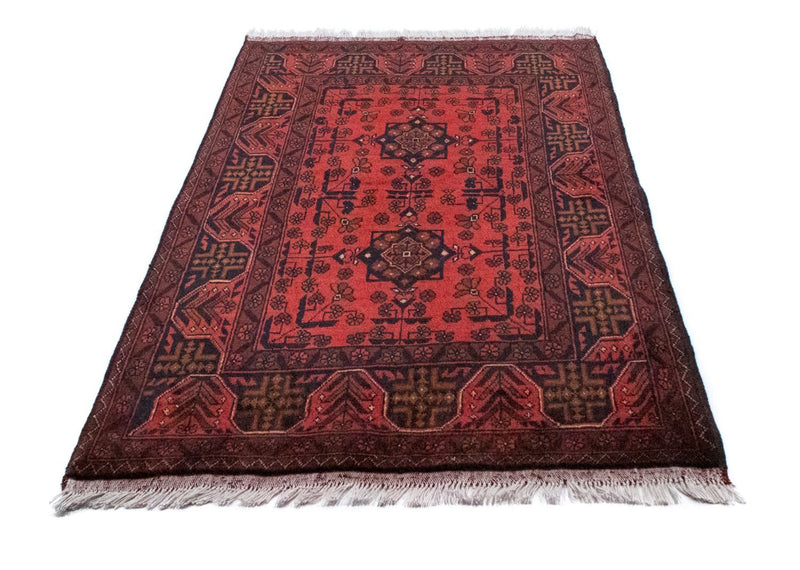 Afghaans tapijt - Kunduz - 149 x 103 cm - rood