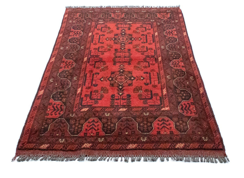 Afghaans tapijt - Kunduz - 150 x 100 cm - rood