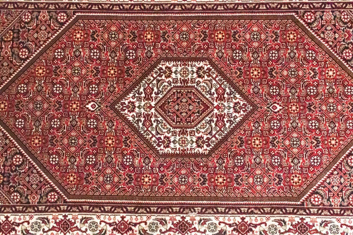Perzisch tapijt - Bijar - 163 x 92 cm - rood