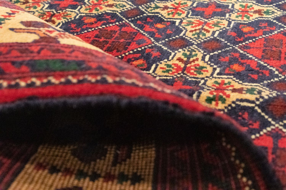 Afghaans tapijt - 143 x 105 cm - blauw