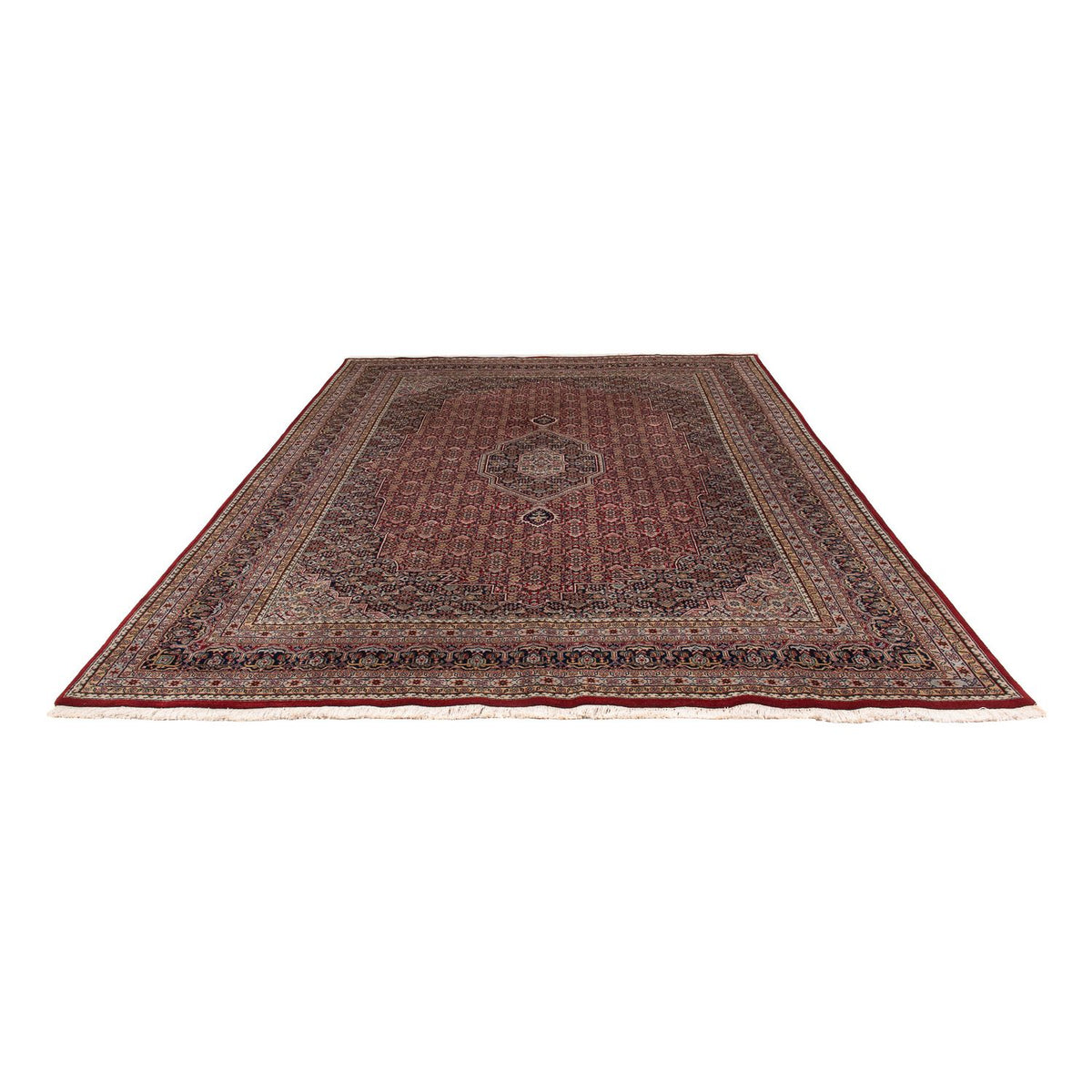 Oosters tapijt - Bijar - Indus - 336 x 246 cm - donkerrood