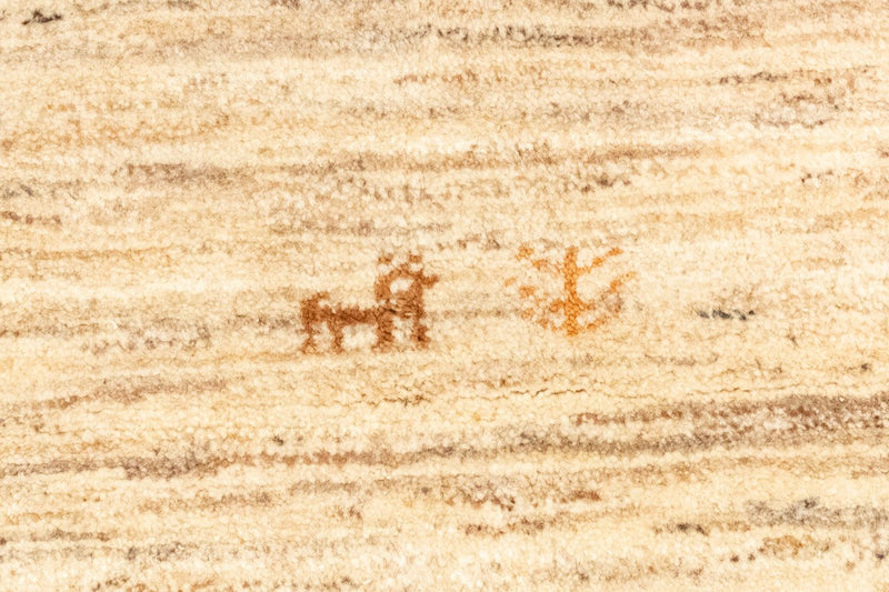 Gabbeh tapijt - Perzisch - 144 x 100 cm - beige