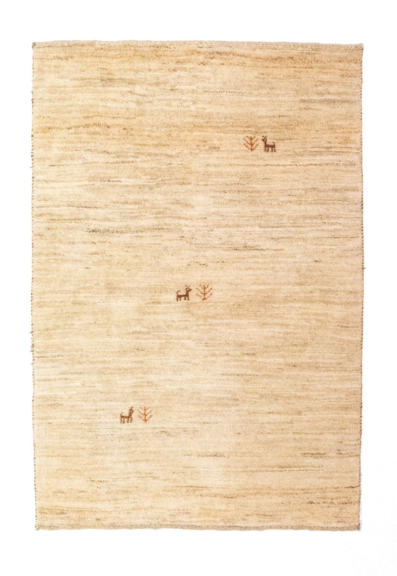 Gabbeh tapijt - Perzisch - 149 x 101 cm - beige