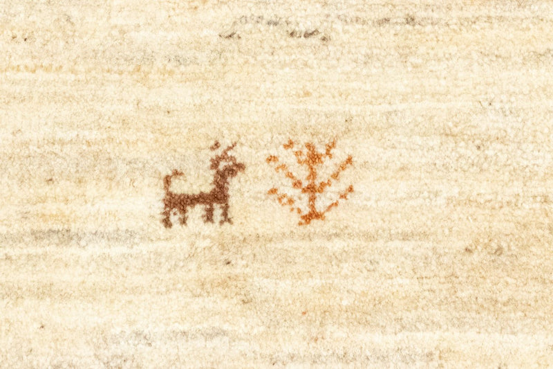 Gabbeh tapijt - Perzisch - 149 x 101 cm - beige