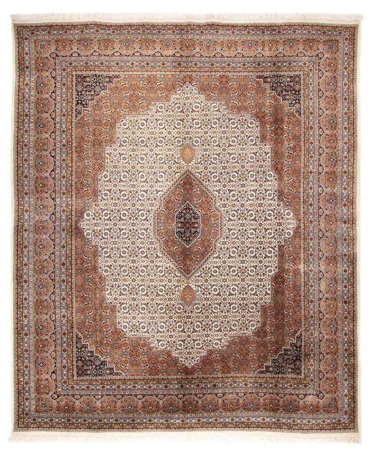 Oosters tapijt - Bijar - Indus - 297 x 253 cm - beige