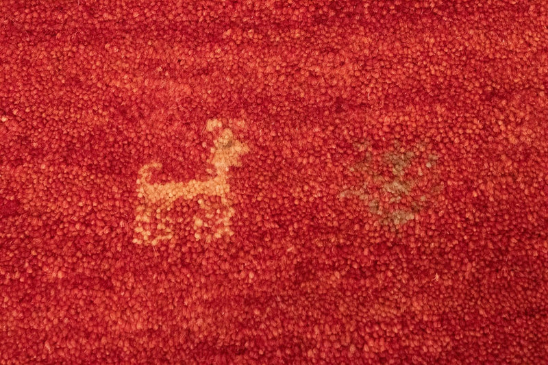 Gabbeh tapijt - Perzisch - 150 x 101 cm - oranje