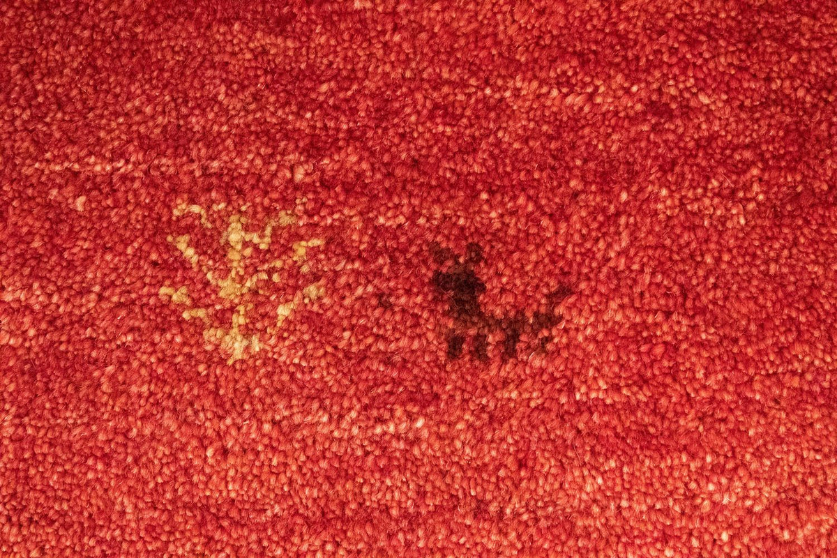 Gabbeh tapijt - Perzisch - 147 x 94 cm - oranje