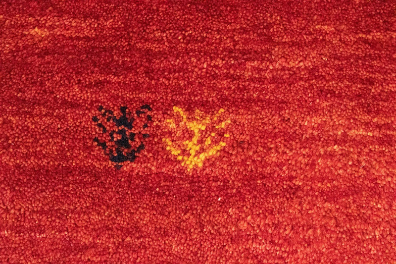 Gabbeh tapijt - Perzisch - 140 x 100 cm - rood