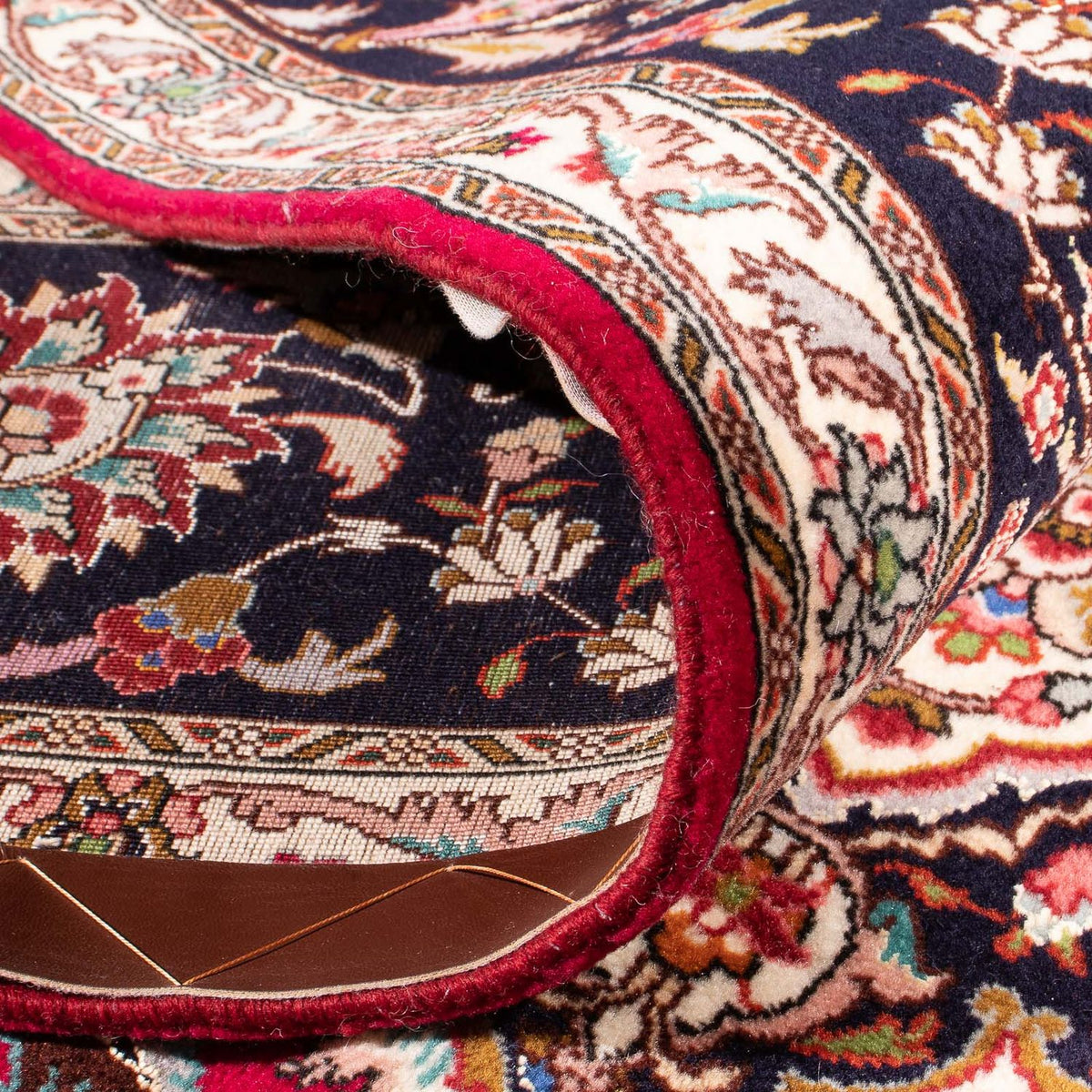 Perzisch tapijt - Tabriz - Royal vierkant  - 246 x 245 cm - donkerrood