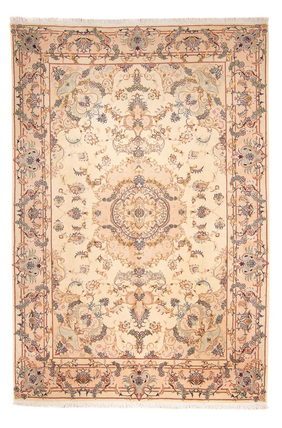 Perzisch tapijt - Tabriz - Royal - 302 x 205 cm - beige