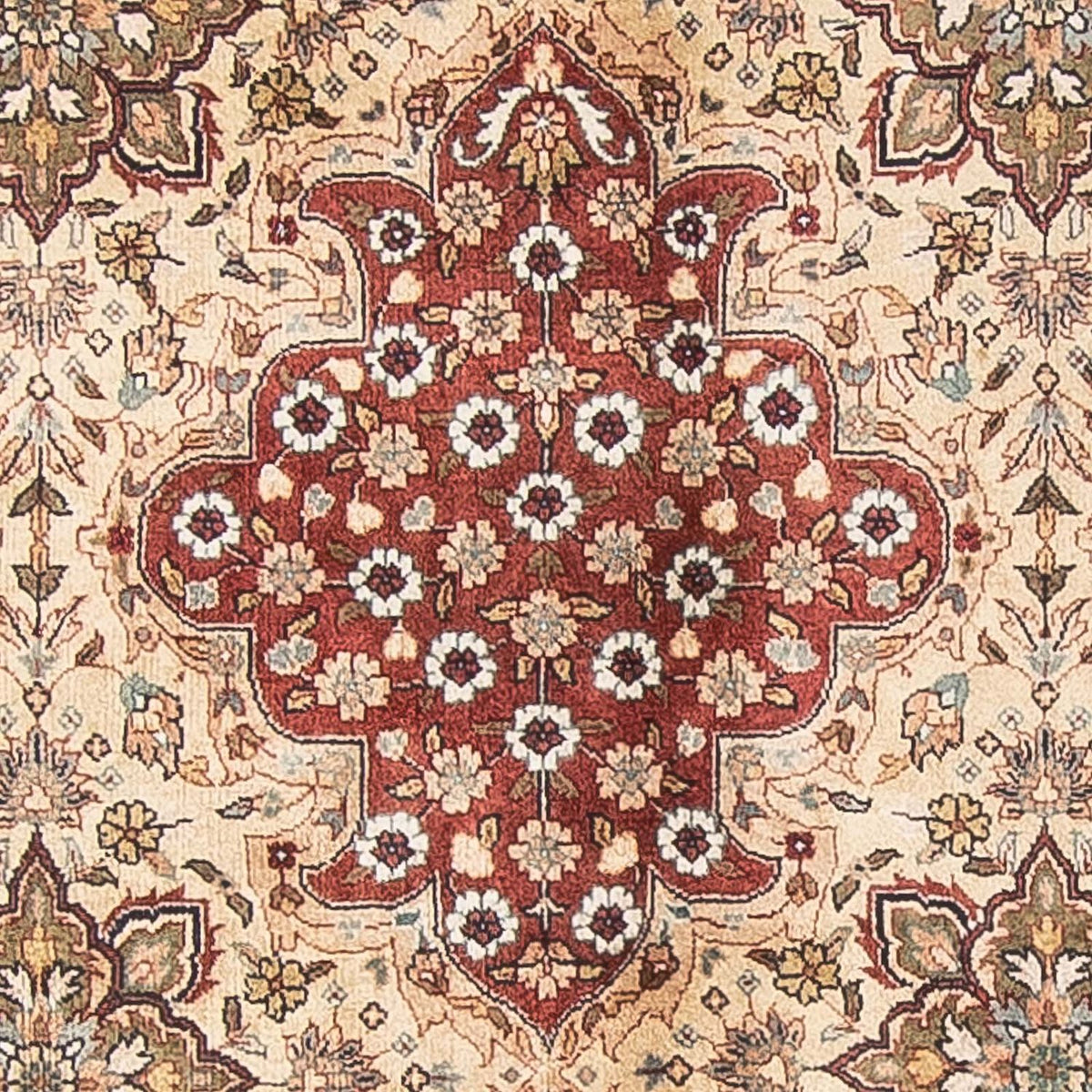 Oosters tapijt - Keshan - Indus - 320 x 242 cm - beige
