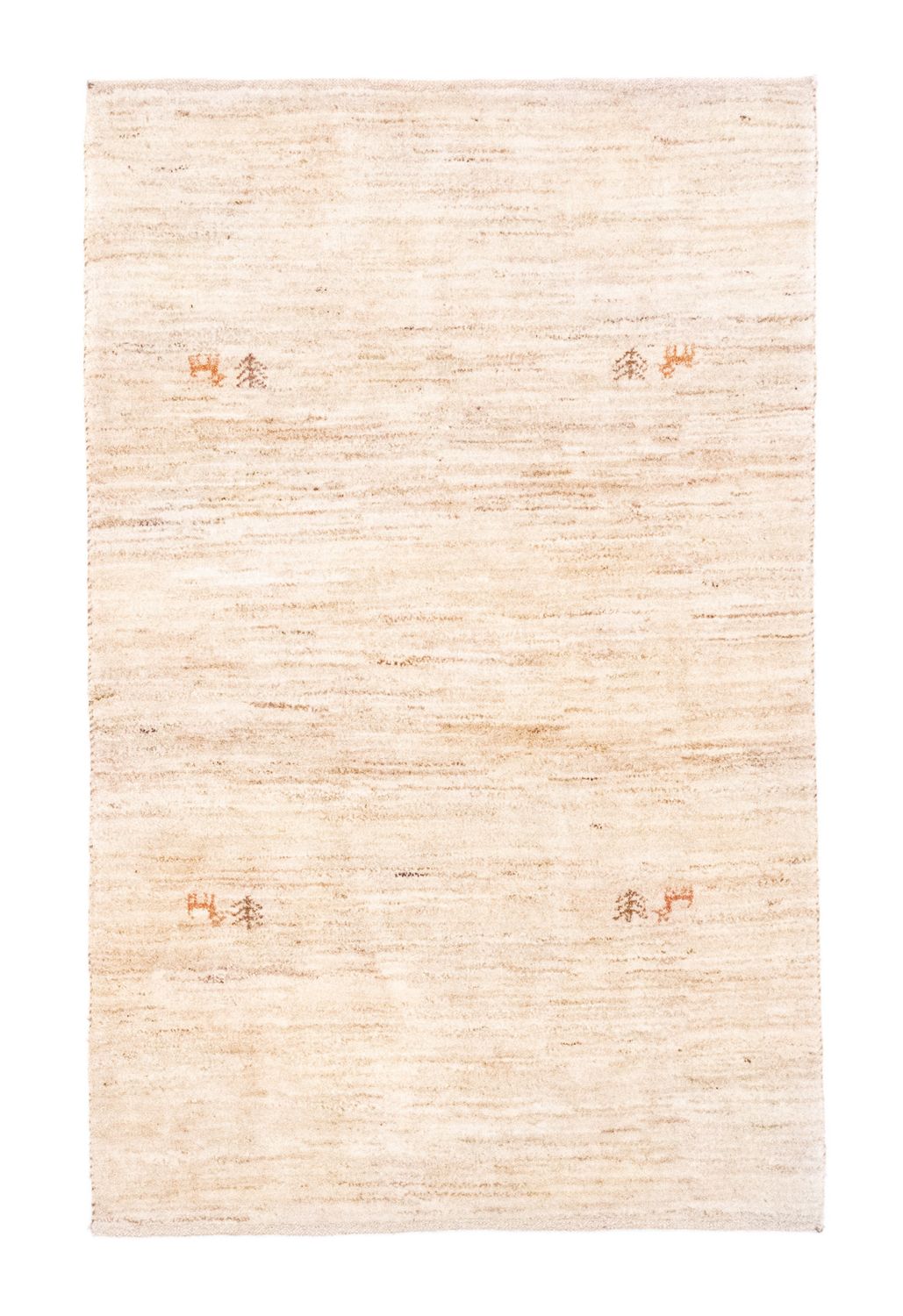 Gabbeh tapijt - Perzisch - 155 x 100 cm - beige