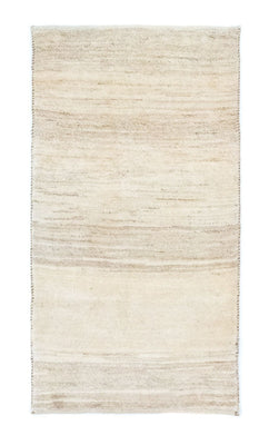 Gabbeh tapijt - Perzisch - 135 x 73 cm - natuurlijk wit