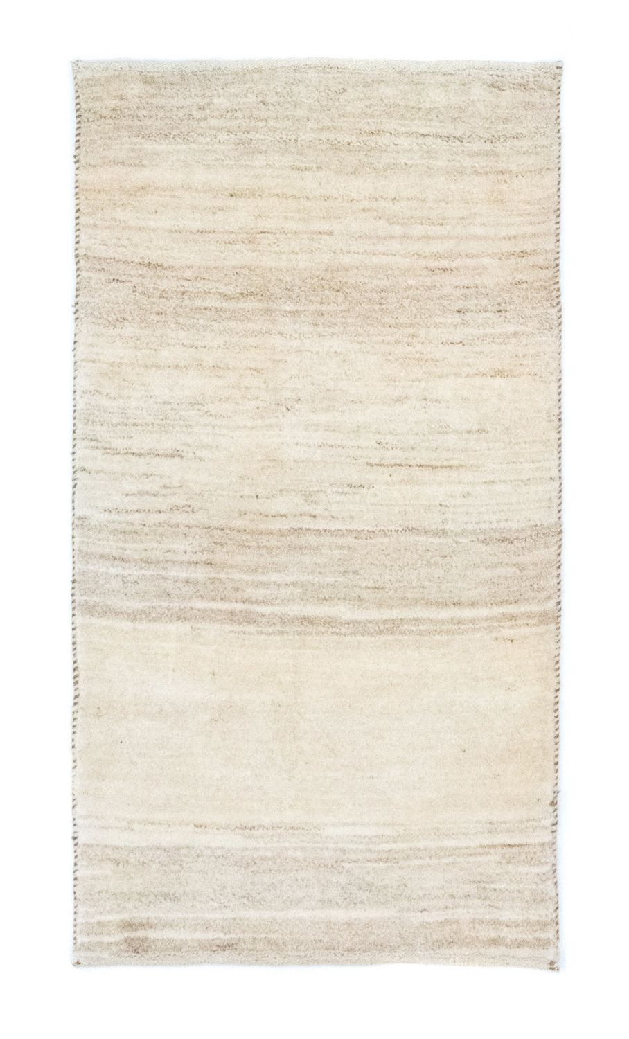 Gabbeh tapijt - Perzisch - 135 x 73 cm - natuurlijk wit