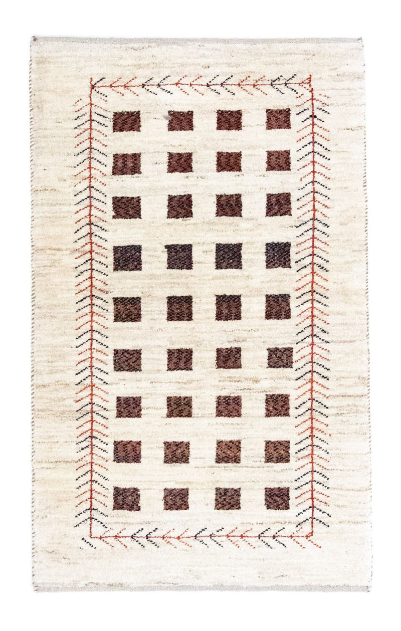Gabbeh tapijt - Perzisch - 135 x 84 cm - beige